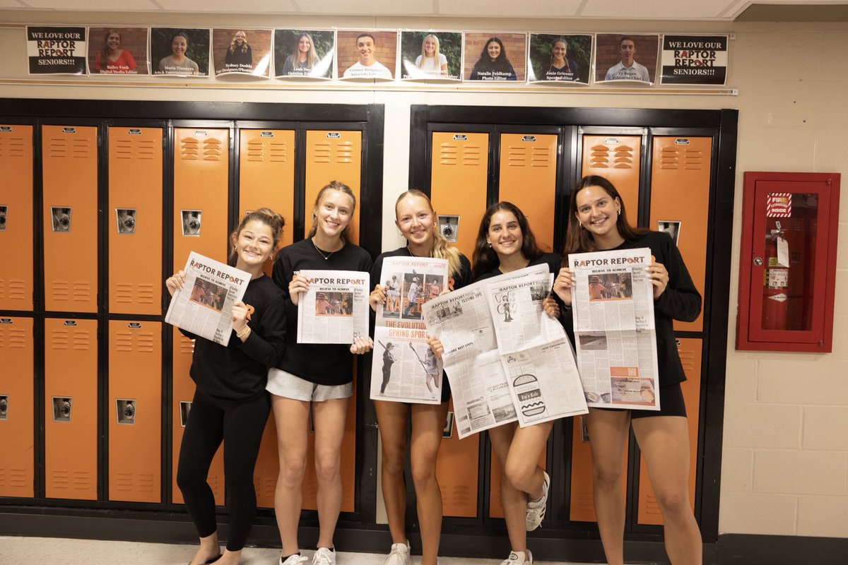 RaptorReporters's tweet image. Print issue release day at @AndersonRaptors is always a fun one!