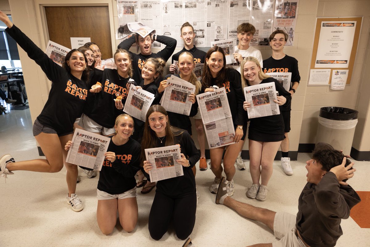 RaptorReporters's tweet image. Print issue release day at @AndersonRaptors is always a fun one!