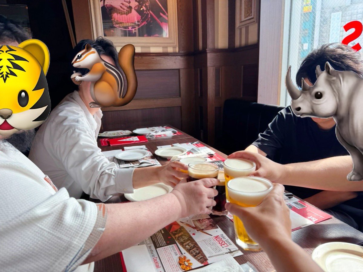 僕にパチンコパチスロを布教した元職場メンバーと🍺

#ジャグオフ 
#ジャグラー