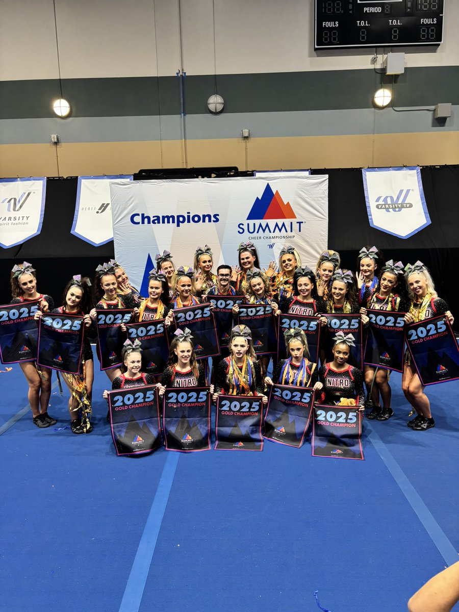 My first time coaching at Summit, and we became 2025 Summit Champions, this truly has been an amazing experience. Nitro you did this❤️🥺