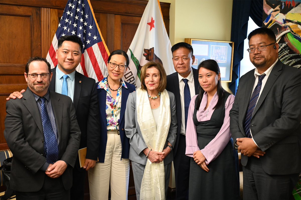 This week, I was honored to welcome Sikyong Penpa Tsering &amp; Tibetan leaders back to Capitol Hill.

As oppression escalates, we must reaffirm our support for the Tibetan people's rights and identity—including restoring critical funding for initiatives that preserve their culture.