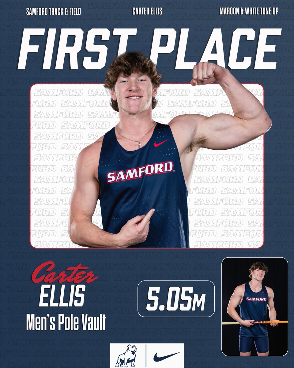 Carter Ellis takes 🥇 in Starkville 

#AllForSAMford