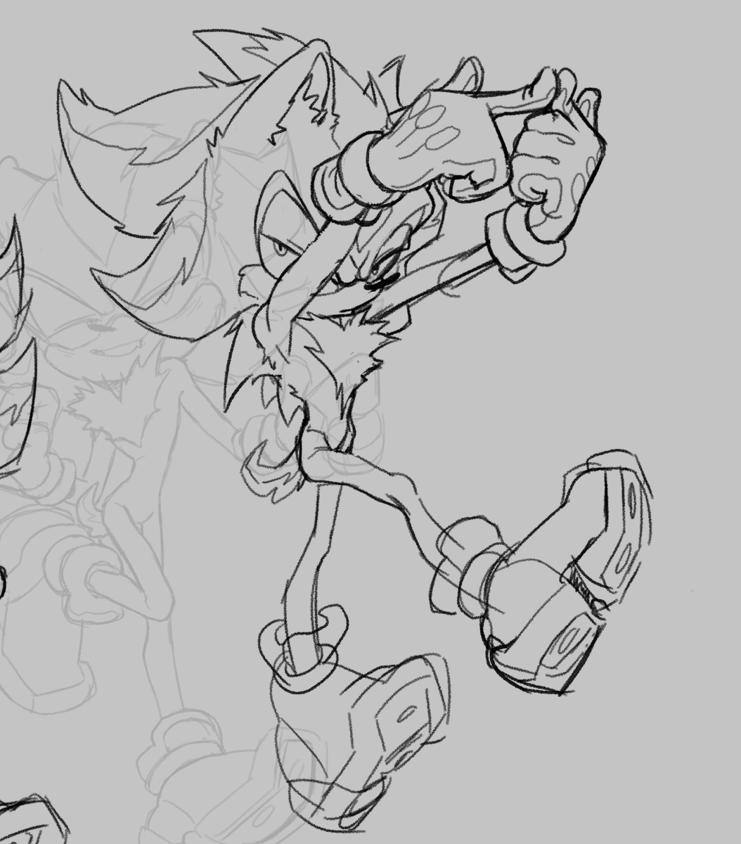 skizzarding's tweet image. some shadows before i forget to post them #ShadowTheHedgehog #sonicfanart