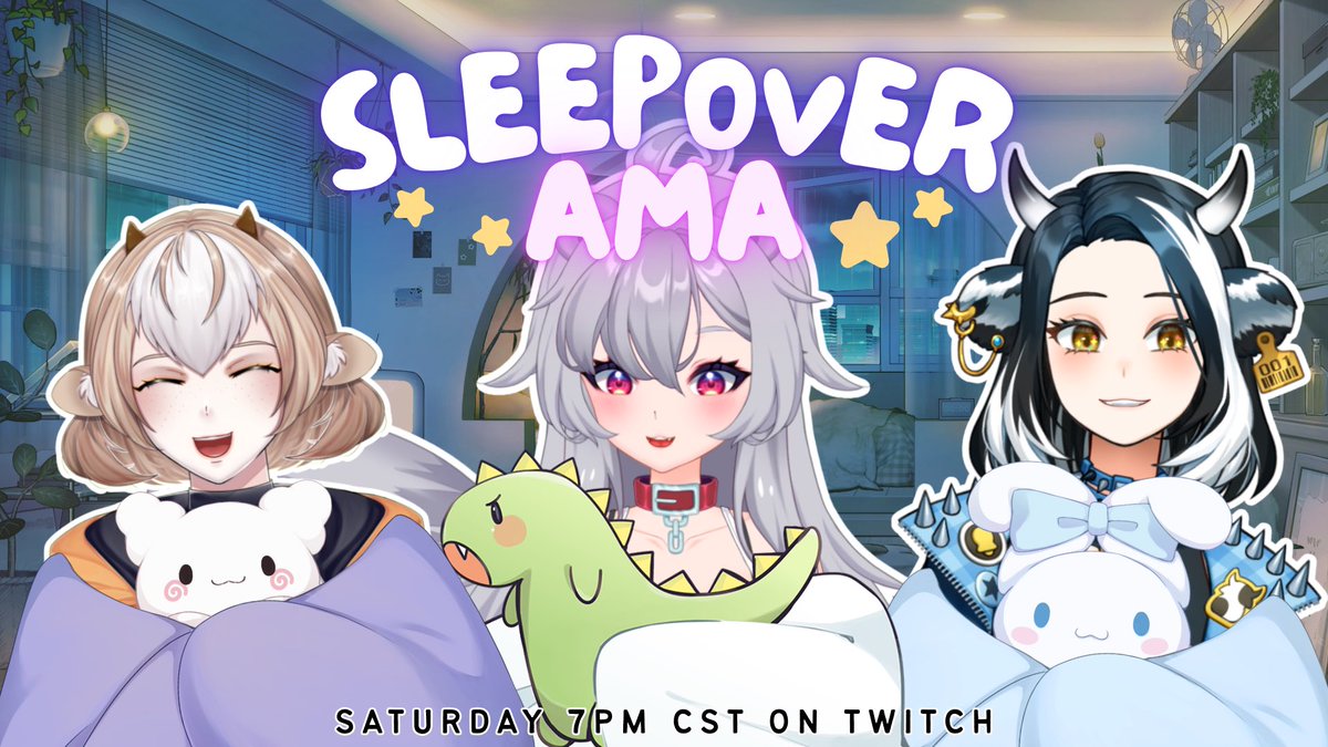 CHAMY (@chamyvt) on Twitter photo โจTHIS SATURDAY (Tomorrow) โจ
Iโm hosting a sleepover AMA together with <a href="/IAmMooranda/">Mooranda ๐ฎ๐ค | Cow Vtuber</a> and <a href="/moomarti/">moomarti</a> on my channel at 7pm CST!
We will be answering any question you guys submit here -> tellonym.me/chamy
Should we decide to skip a question, we take a shot (I bite into lemon) โจTHIS SATURDAY (Tomorrow) โจ
Iโm hosting a sleepover AMA together with <a href="/IAmMooranda/">Mooranda ๐ฎ๐ค | Cow Vtuber</a> and <a href="/moomarti/">moomarti</a> on my channel at 7pm CST!
We will be answering any question you guys submit here -> tellonym.me/chamy
Should we decide to skip a question, we take a shot (I bite into lemon)
