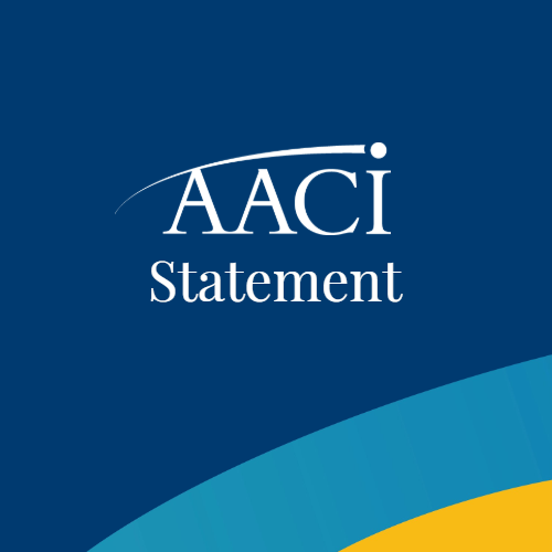 AACI_Cancer's tweet photo. AACI is deeply disappointed in the 2026 budget blueprint released today by President Trump. Under the proposed budget, funding for the @NIH would be cut from about $48 billion to $27 billion. Read our statement: https://t.co/vgE5OrQ6oO #DefendingCancerResearch #FundNIH #FundNCI https://t.co/nDoaoLbDOw