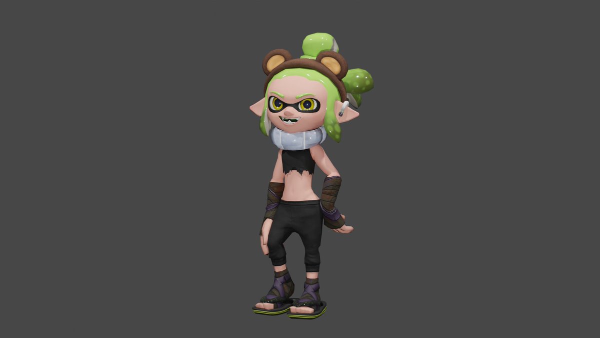 Crown (DTIYS results in pinned 📌) (@crowngamer901) on Twitter photo My entry for <a href="/Splatoon_ocs/">Loving Splatoon OCs 🥰</a> 's #NeoAgent3Collab! It's Hunter!
And kind of coincidentally, today is the 1-year anniversary of her reveal!
#splatoon #splatoon3 #splat3 #splatoonoc #4splatoc #blender My entry for <a href="/Splatoon_ocs/">Loving Splatoon OCs 🥰</a> 's #NeoAgent3Collab! It's Hunter!
And kind of coincidentally, today is the 1-year anniversary of her reveal!
#splatoon #splatoon3 #splat3 #splatoonoc #4splatoc #blender