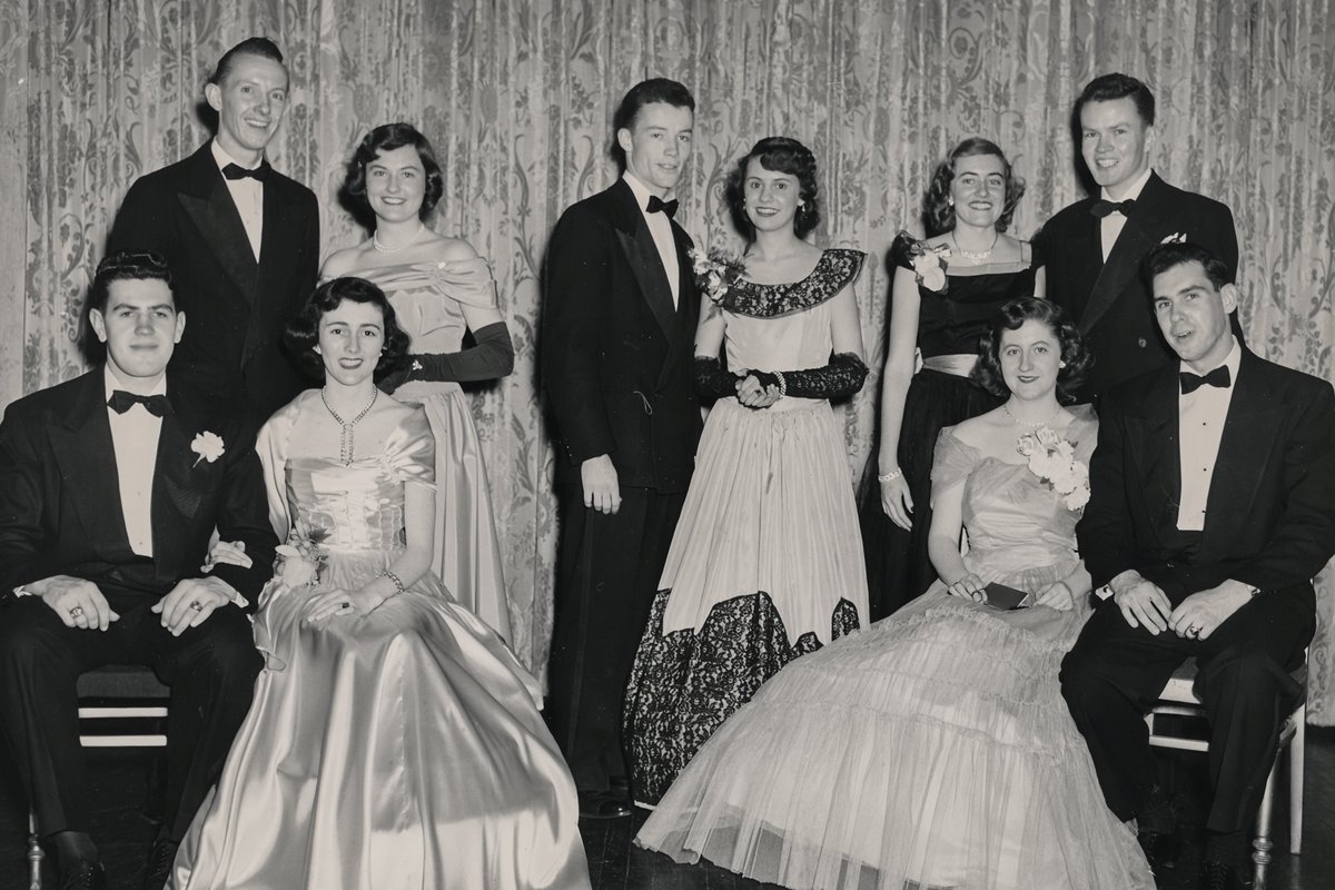 Senior Ball, then and now 💙
1945 ➡️ 2025
At #Immaculata, some things never change—like friendships that last a lifetime. #SeniorBall #MightyMacs