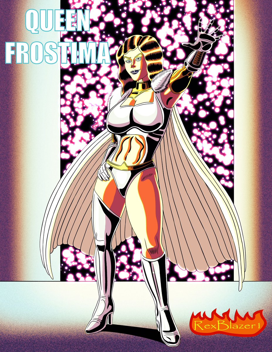 RexBlazer1's tweet image. New Amalgam fanart, this one of #MarvelComics’ #EmmaFrost &amp;amp; #DCcomic’s #Maxima 

#Marvel #MarvelRivals #fanart #DCcomic #emmafrostfanart #maxima #commissions #commissionsopen