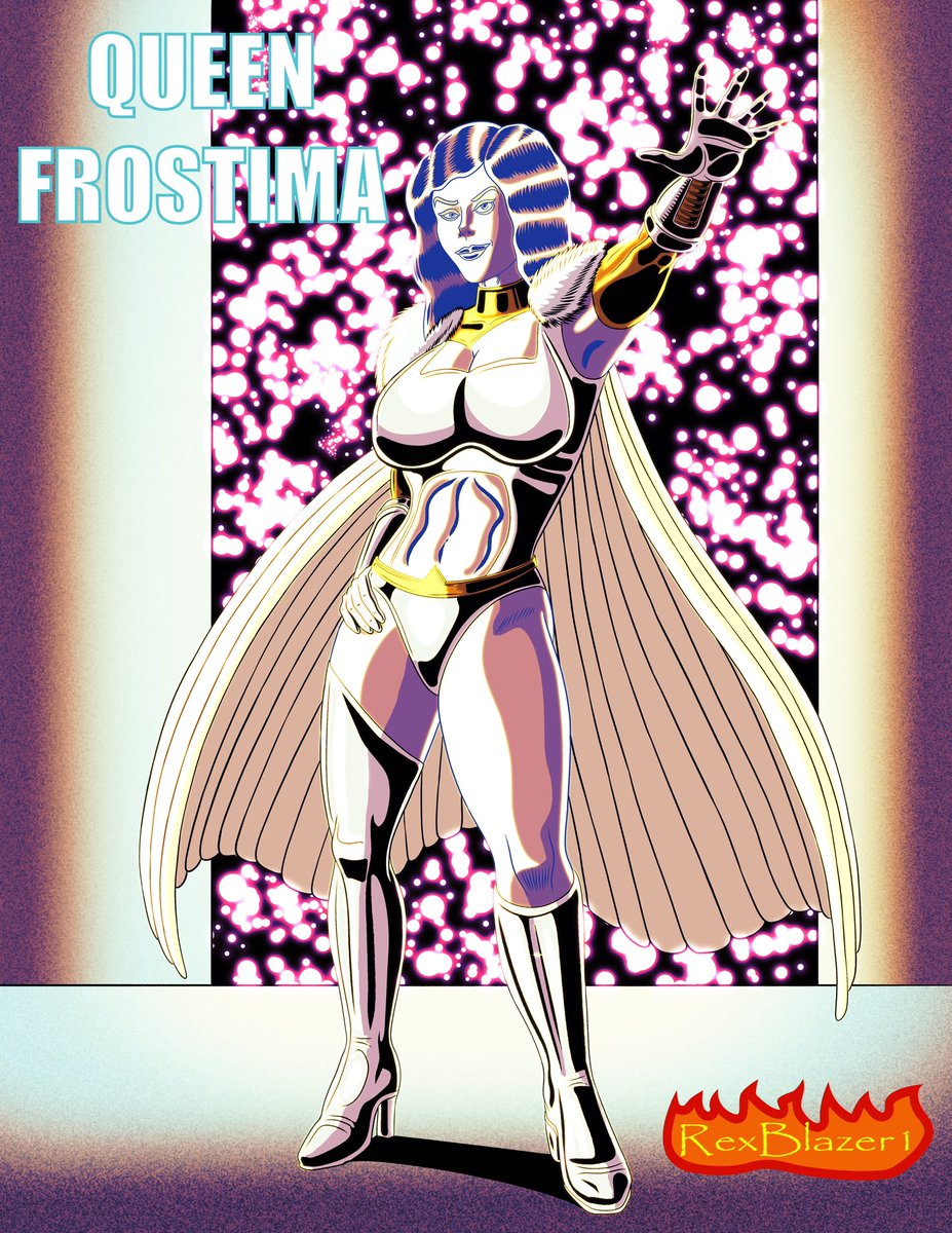 RexBlazer1's tweet image. New Amalgam fanart, this one of #MarvelComics’ #EmmaFrost &amp;amp; #DCcomic’s #Maxima 

#Marvel #MarvelRivals #fanart #DCcomic #emmafrostfanart #maxima #commissions #commissionsopen