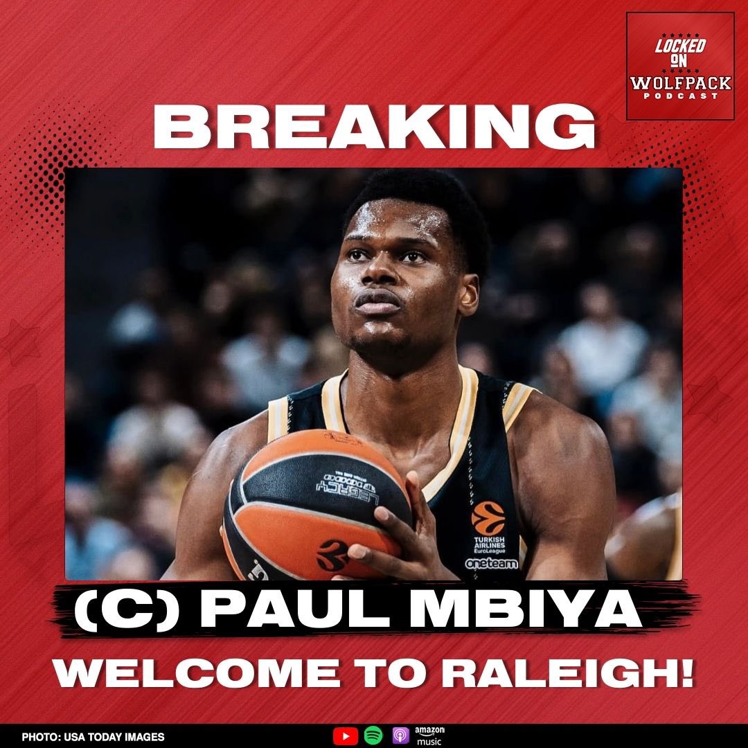 Locked On Wolfpack (@lo_wolfpack) on Twitter photo BREAKING NEWS: Congolese Center Paul Mbiya has Committed to NC State! 
Playing in France’s ProA U21 League with ASVEL, Paul averaged 15.5 PTS / 11.6 REB / 3.1 BLK in 32.5 Min/G. 
MASSIVE DEVELOPMENT 🤯
Welcome to Raleigh, Paul! BREAKING NEWS: Congolese Center Paul Mbiya has Committed to NC State! 
Playing in France’s ProA U21 League with ASVEL, Paul averaged 15.5 PTS / 11.6 REB / 3.1 BLK in 32.5 Min/G. 
MASSIVE DEVELOPMENT 🤯
Welcome to Raleigh, Paul!