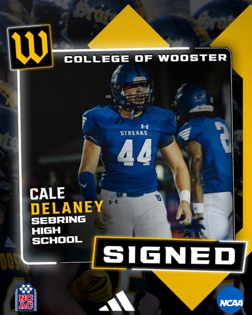 Cale DeLaney #44 (@caledelaney44) on Twitter photo Blessed to be committed <a href="/CScott39/">LaVaar Scott</a> <a href="/WoosterFootball/">Wooster Football</a> <a href="/CoachHolter/">Austin Holter</a> <a href="/SamuelsResharrd/">Coach Resharrd Samuels</a> <a href="/ltaylor0304/">Coach T</a> Blessed to be committed <a href="/CScott39/">LaVaar Scott</a> <a href="/WoosterFootball/">Wooster Football</a> <a href="/CoachHolter/">Austin Holter</a> <a href="/SamuelsResharrd/">Coach Resharrd Samuels</a> <a href="/ltaylor0304/">Coach T</a>