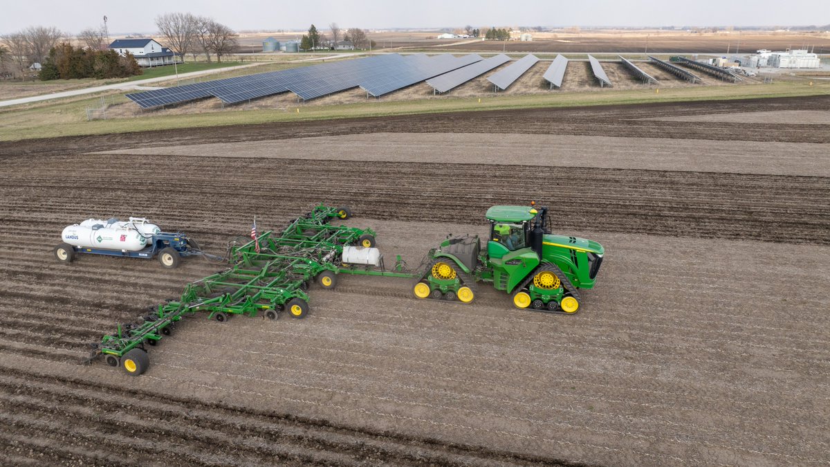 Shipping costs for ammonia can take a toll on farmers.

The solution? Make it locally, and with solar power. ☀️

That's why we're working with Talusag on the production of green ammonia — made right here in Iowa. 📍

Learn more: kcci.com/article/green-…