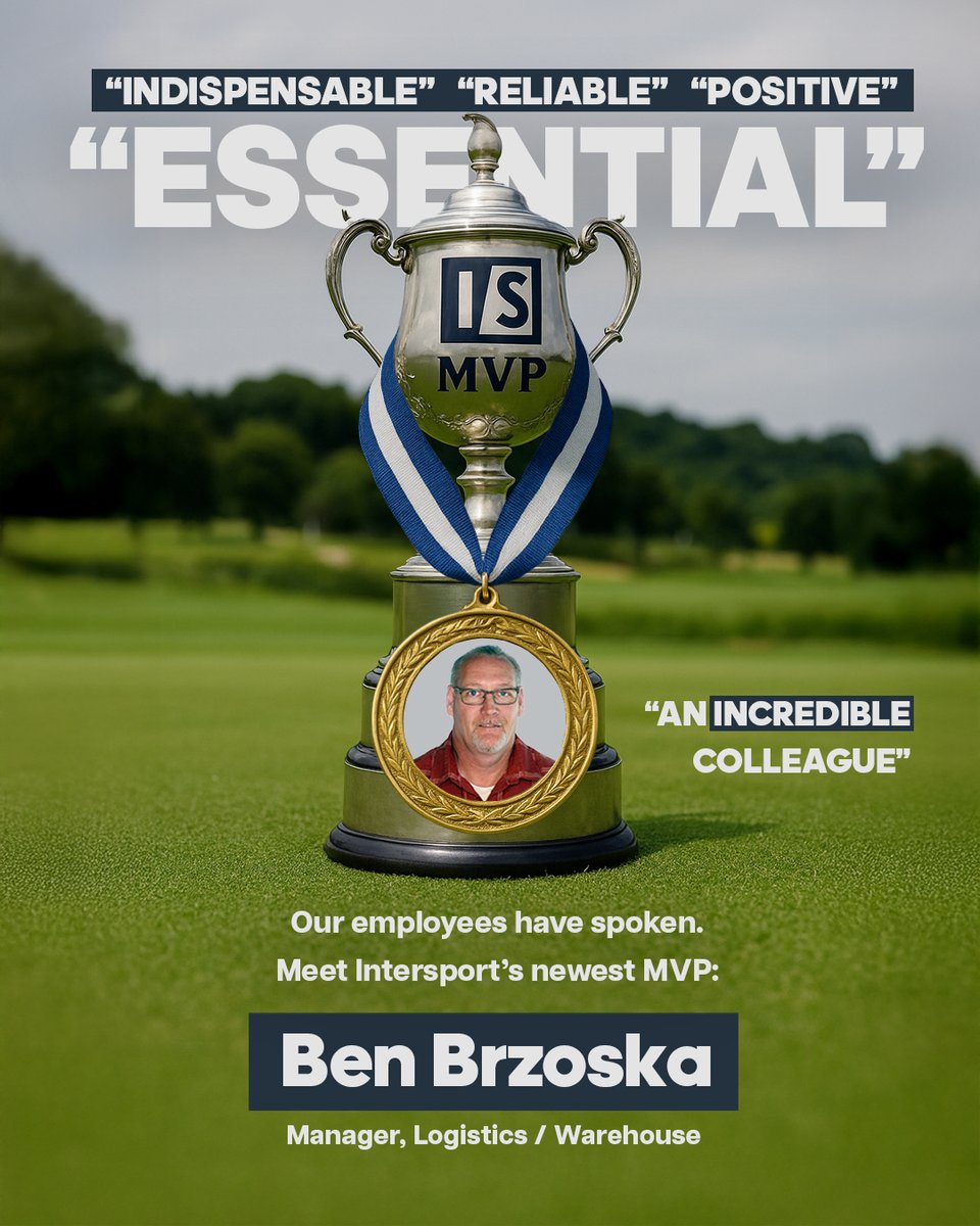 IntersportBuzz's tweet image. Some people make things easier. Some make things better. Ben Brzoska does both.
Ben’s presence is felt across the company, and we’re incredibly proud to celebrate Ben as this month’s MVP.
In every sense of the word, he delivers.
Congratulations Ben!