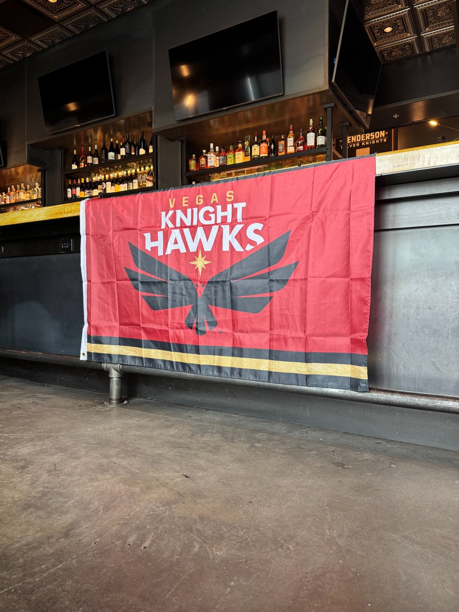 Tomorrow is going to be a party 🕺💃 The first 1,500 fans will receive this VKH wall flag, and stick around after the game for BOGO draft beers at Craggy Range! 🍻

🎟️: vgk.io/j821c