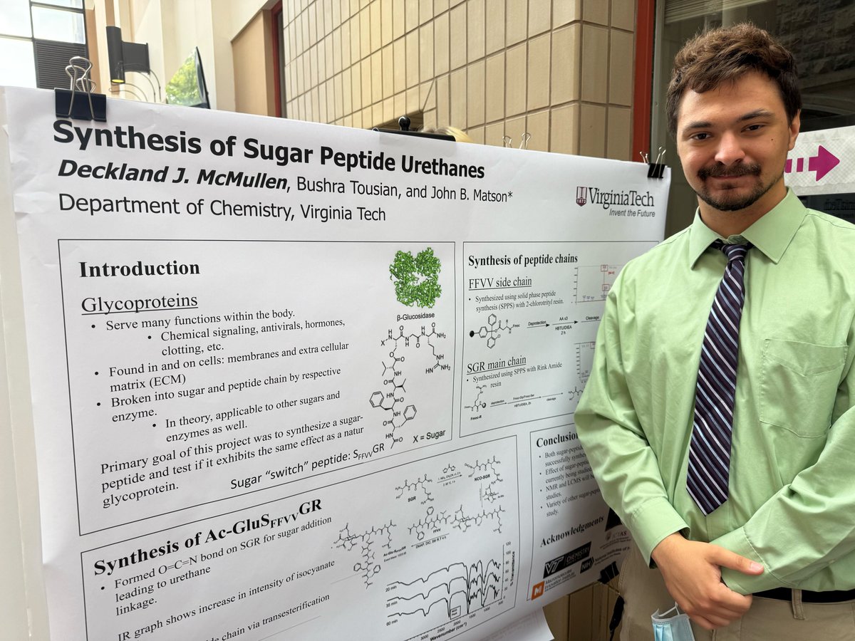 MatsonLab_VT's tweet image. Our undergrads Thomas, Deckland and Alex did a great job at the Undergraduates poster session in the HHS atrium today! We are super proud of their achievements and hard work !!