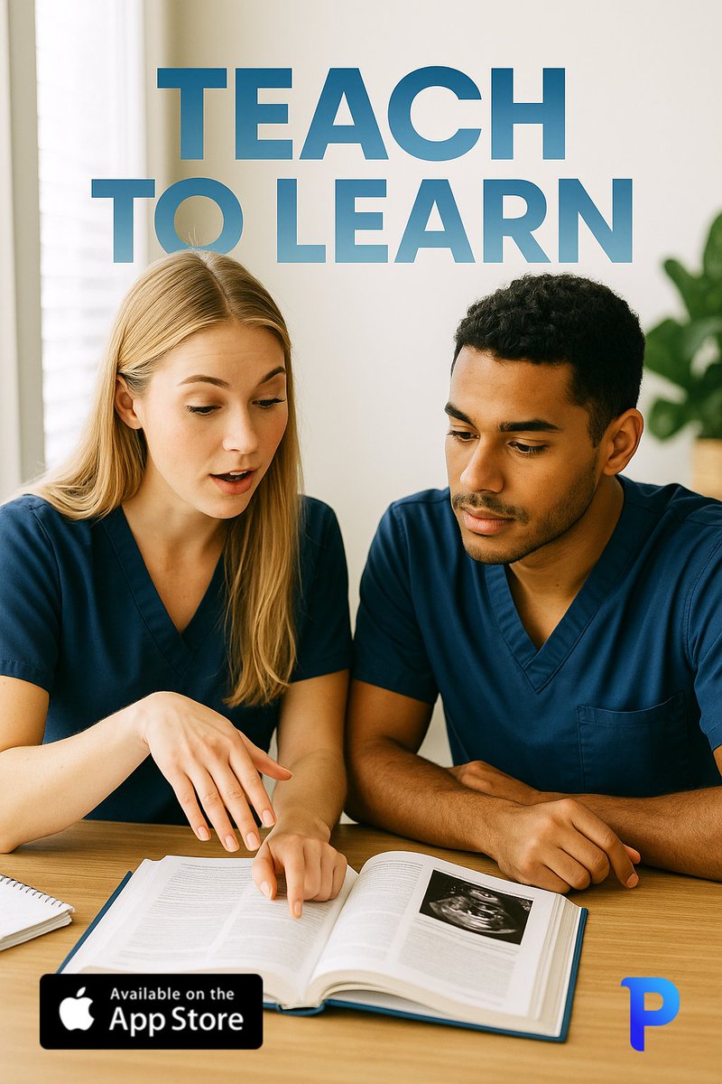 PrepryApp's tweet image. The most effective way to master registry concepts? Teach them to someone else! Perfect for ARDMS®, CCI®, and ARRT® preparation.

#UltrasoundStudent #SonographyStudent #RadTechStudent  #RegistryExam #ARDMS #ARRT #CCI #TeachToLearn #UltrasoundEd #RadEd
