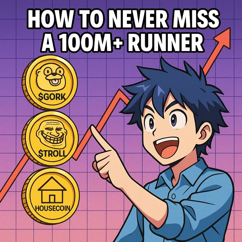Feed_SOL's tweet photo. HOW TO NEVER MISS A 100M+ RUNNER
(EVEN IN A SLOW MARKET)

Thought about making a clear thread after having see @slingdeez question 

A 🧵