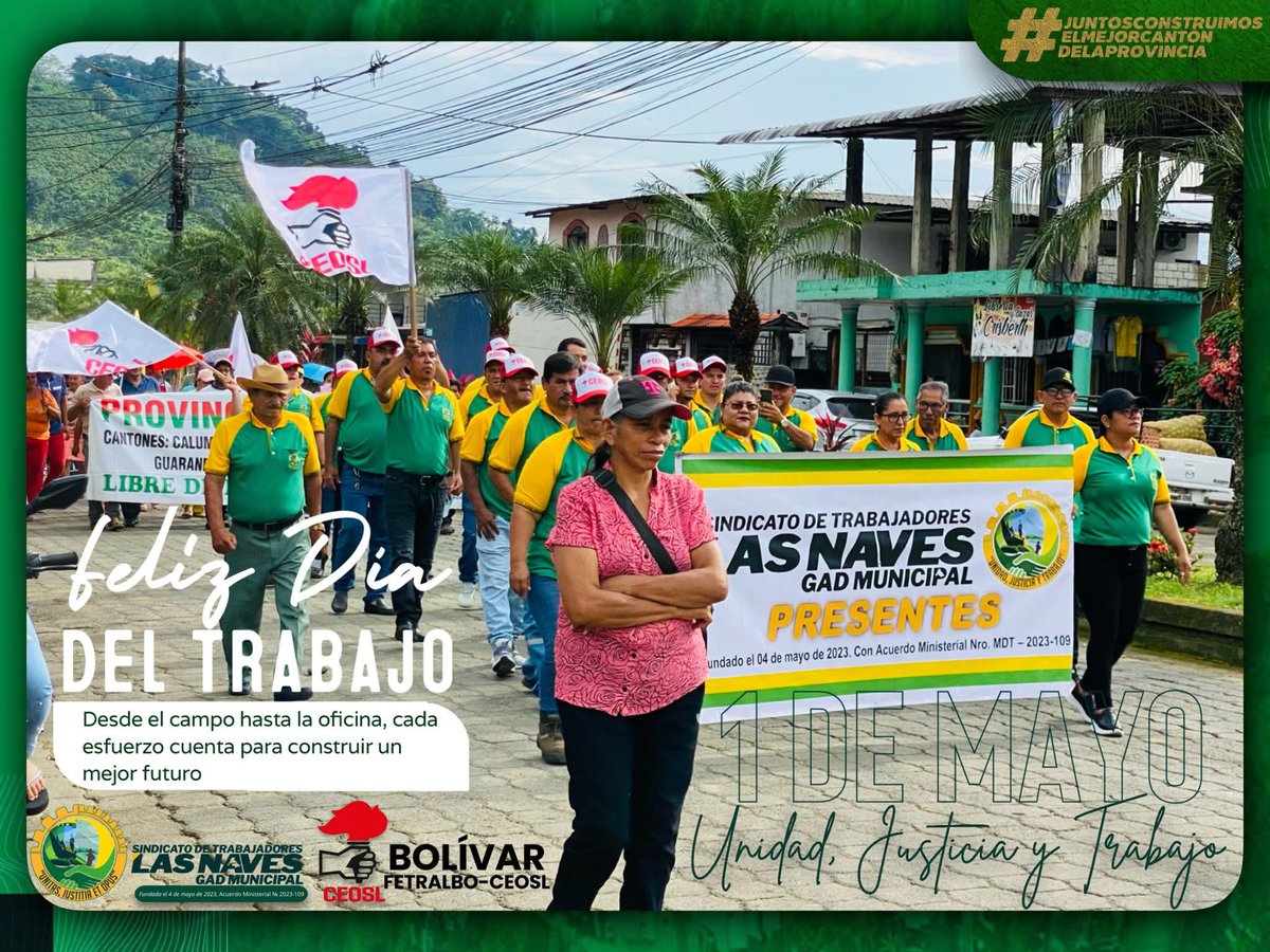 prensaceosl's tweet photo. @CSA_TUCA @ituc @latamgremial @radio_pichincha @MPNoticiasEC @diariopinion @tomebamba @AntisanaNews @OITAndina ¡Gracias a todas las compañeras y compañeros de nuestras organizaciones de base por movilizarse con convicción y compromiso! https://t.co/ecsoZtshVV