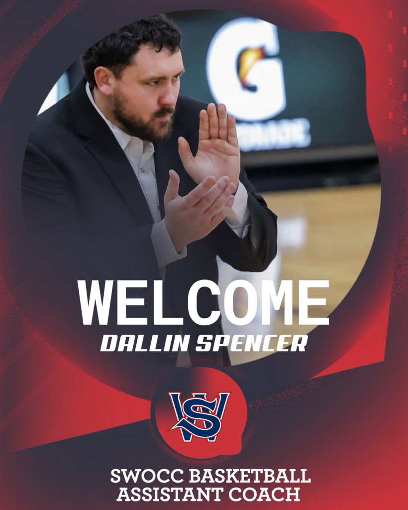 SWOCCBASKETBALL's tweet image. We are excited to add Coach Dallin Spencer. Hard working and dedicated coach! Great addition to our staff and community here.