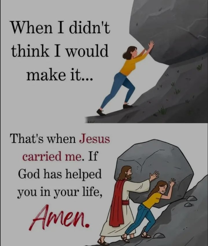 If God has helped you in your life, 

Type 'Amen'. 🙏🏻