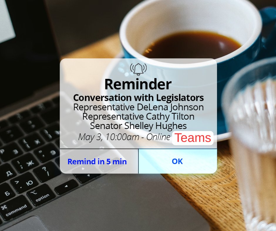 Please join us tomorrow at 10am for our virtual coffee chat! We will be meeting via Teams, not Zoom. To join, click the link below or copy and paste the link into your browser. We hope to see you there!
teams.microsoft.com/l/meetup-join/…