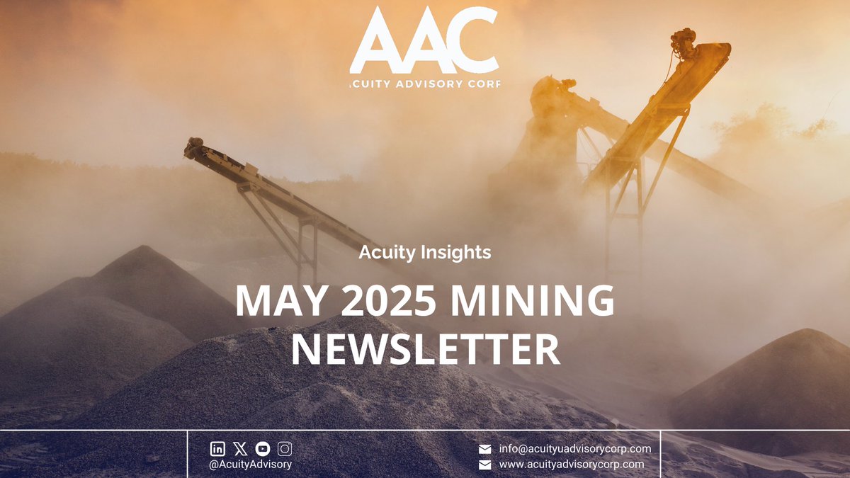 Acuity Advisory Corp. (@acuityadvisory) on Twitter photo Acuity Advisory May 2025 Newsletter:
-Gold hits record highs amid market volatility, while copper faces headwinds.
-Explore key updates from <a href="/QZMResources/">Quartz Mountain Resources Ltd</a> and <a href="/sanlorenzogold/">San Lorenzo Gold Corp.</a>
🔗 acuityadvisorycorp.com/blog-1/f/navig…
#MiningNews #Gold #Copper #InvestorRelations #AcuityAdvisory Acuity Advisory May 2025 Newsletter:
-Gold hits record highs amid market volatility, while copper faces headwinds.
-Explore key updates from <a href="/QZMResources/">Quartz Mountain Resources Ltd</a> and <a href="/sanlorenzogold/">San Lorenzo Gold Corp.</a>
🔗 acuityadvisorycorp.com/blog-1/f/navig…
#MiningNews #Gold #Copper #InvestorRelations #AcuityAdvisory
