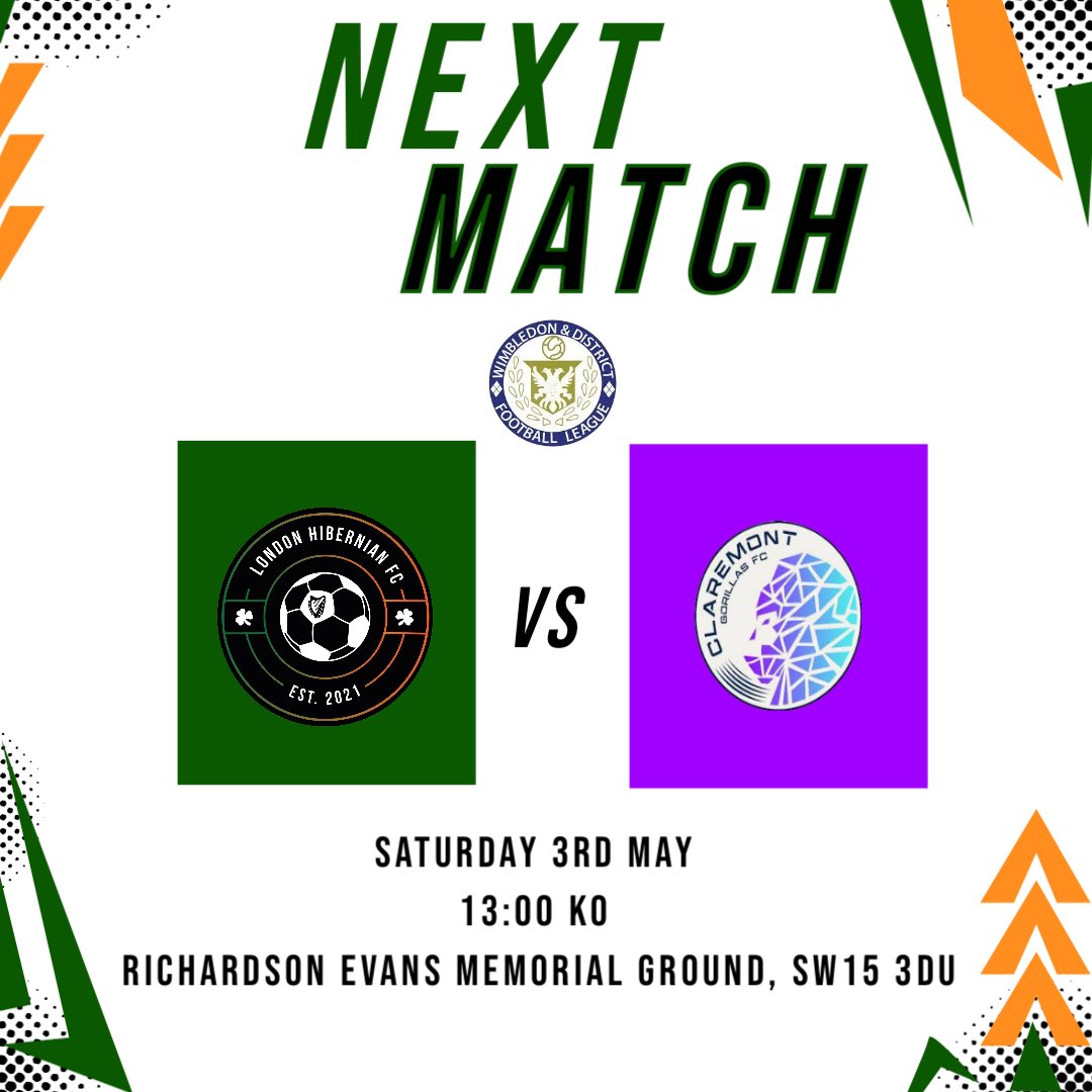 A massive weekend for the club.

Our Surrey team face Westminster Casuals in Cobham in the League Cup Final. 

Meanwhile, the Wimbledon lads have a must-win of their own, with 3 points needed to secure their place in the WDFL Premiership next season.

Go well, lads. UTH 💚🖤