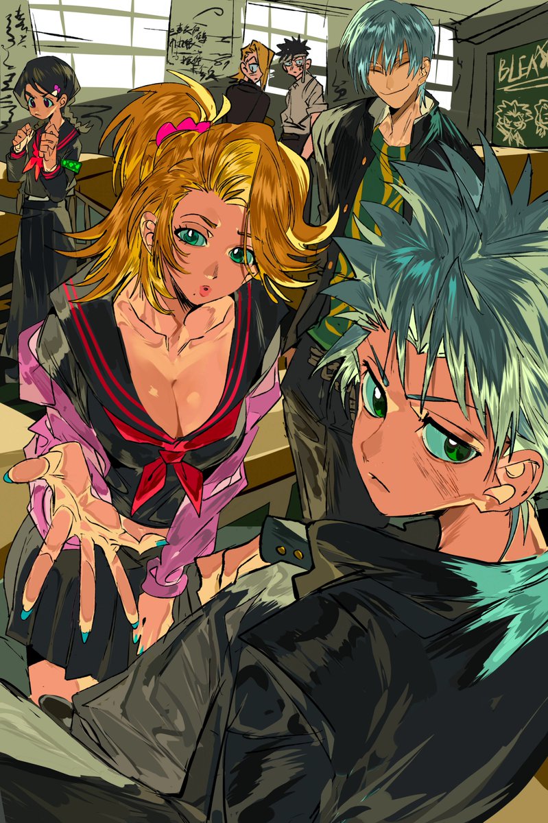 ichigo107256's tweet image. 课间 #Toushirou #Rangiku  #IchimaruGin #Hinamori