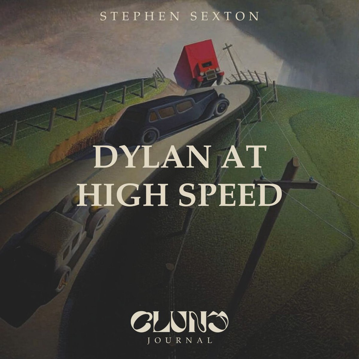 Dylan at High Speed, a new poem by <a href="/ssexton02/">Stephen Sexton</a> up now clunyjournal.com/p/dylan-at-hig…