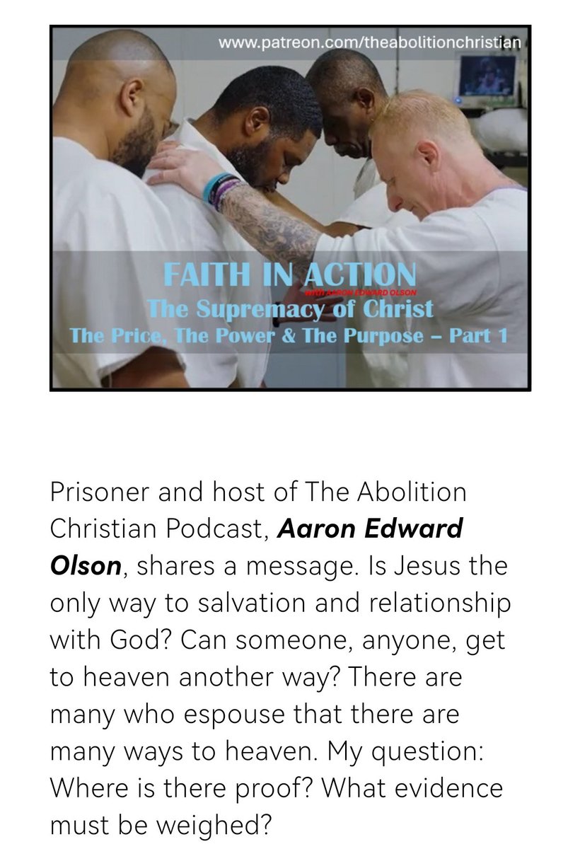 TheAbolitionChristian℠ (@aaronolson1986) on Twitter photo 