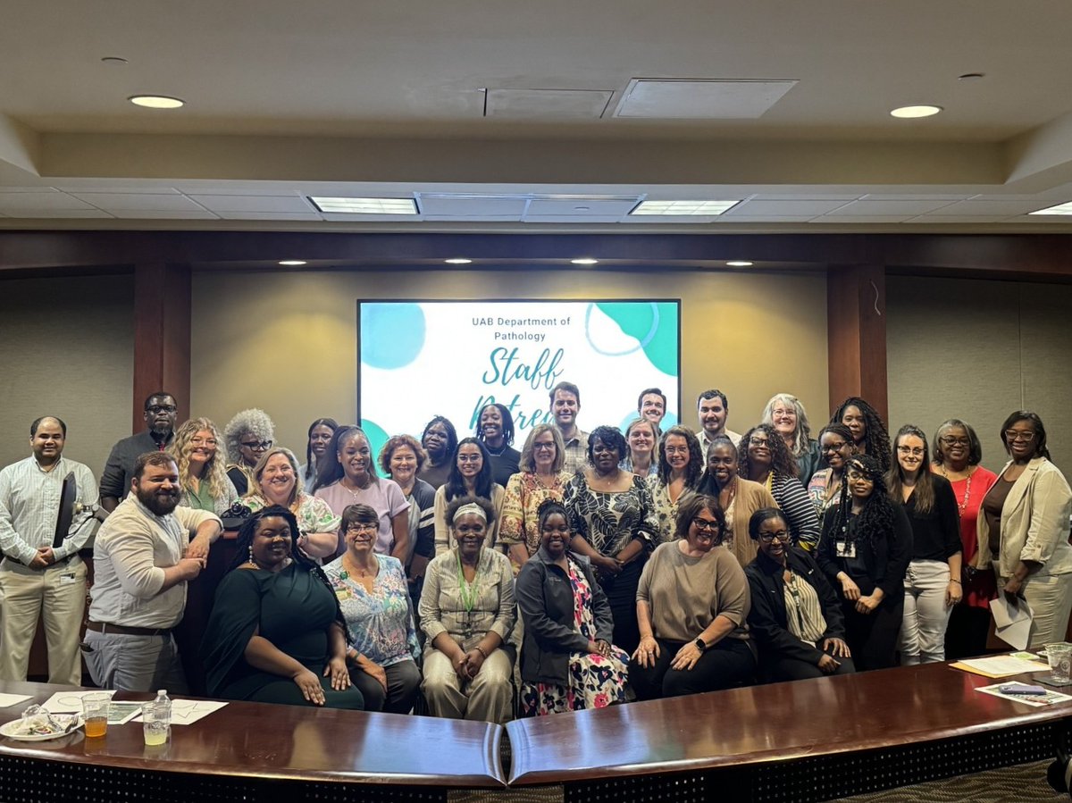 UAB Pathology (@uabpathology) on Twitter photo We were thrilled to host our staff at the third annual <a href="/UABPathology/">UAB Pathology</a> Staff Retreat this week in the North Pavilion. The event featured an array of speakers and team activities. Read more: uab.edu/medicine/news/… We were thrilled to host our staff at the third annual <a href="/UABPathology/">UAB Pathology</a> Staff Retreat this week in the North Pavilion. The event featured an array of speakers and team activities. Read more: uab.edu/medicine/news/…