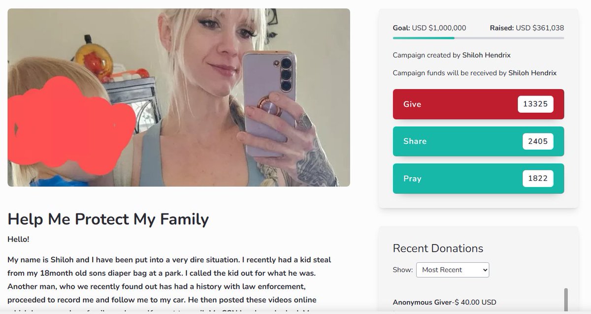 NEW: There is now another dueling public fundraising campaign after a woman called what she says was a child-thief the N word.

The woman says she's receiving threats to her family, and has raised nearly $400,000 now.

The Rochester Branch NAACP has raised $63,000.