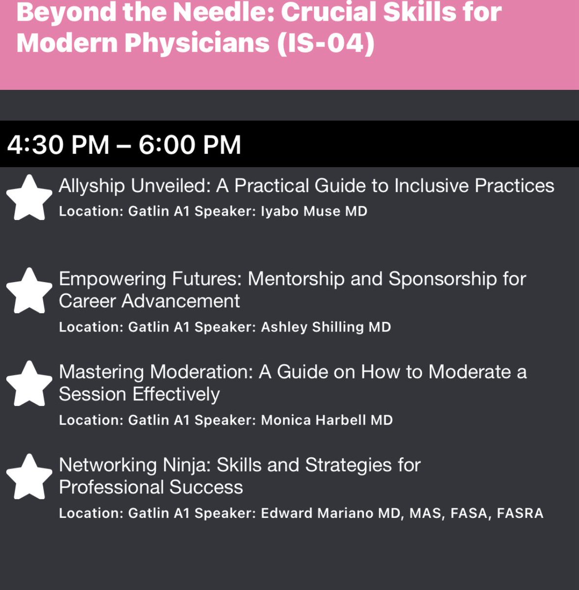 Uchenna Umeh, MD, FASA (@ucheumehmd) on Twitter photo #ASRASPRING25 “Moving Beyond the Needle” Panel happening now. Come check it out. <a href="/EMARIANOMD/">Ed Mariano, MD, MAS, FASA, FASRA 🇺🇸🇵🇭</a> <a href="/IyaboMuse/">Iyabo Muse, MD, FASA</a> <a href="/MonicaHarbellMD/">Monica Harbell, MD, FASA</a> <a href="/UVaAnesthesia/">UVA Anesthesiology</a> #ASRA50 #ASRASPRING25 “Moving Beyond the Needle” Panel happening now. Come check it out. <a href="/EMARIANOMD/">Ed Mariano, MD, MAS, FASA, FASRA 🇺🇸🇵🇭</a> <a href="/IyaboMuse/">Iyabo Muse, MD, FASA</a> <a href="/MonicaHarbellMD/">Monica Harbell, MD, FASA</a> <a href="/UVaAnesthesia/">UVA Anesthesiology</a> #ASRA50