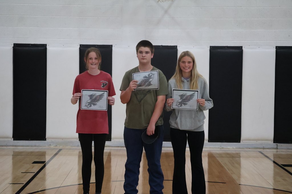 Congratulations to our PBS Students of the Month for April!! Great job!

MS: Kara Hammett, Michael Hafner-Street, Charlotte Mills 

HS: Alexis James, Marijayne Goad, Carlyn Lockard, Adam Lindsay