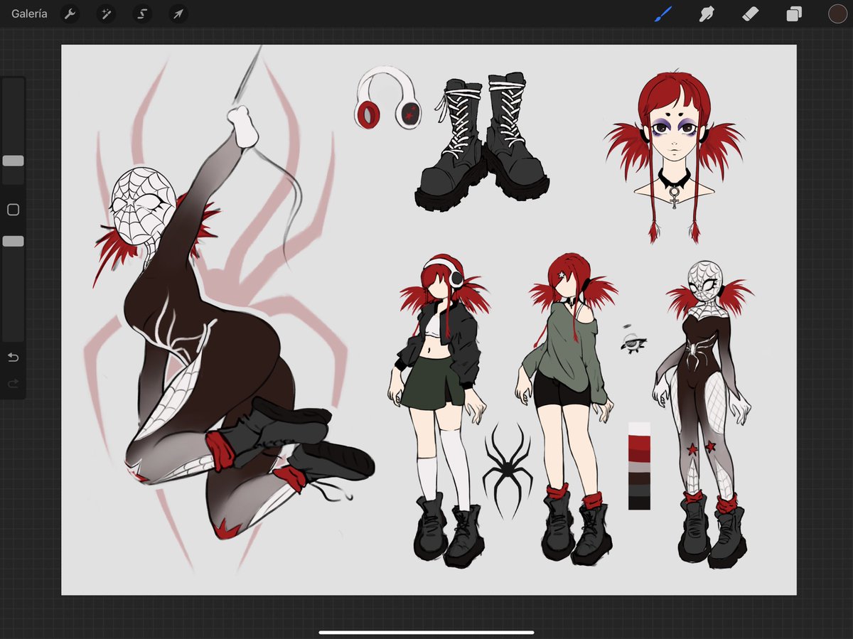 I have nothing to post so look at the spidersona design I made a while ago!!