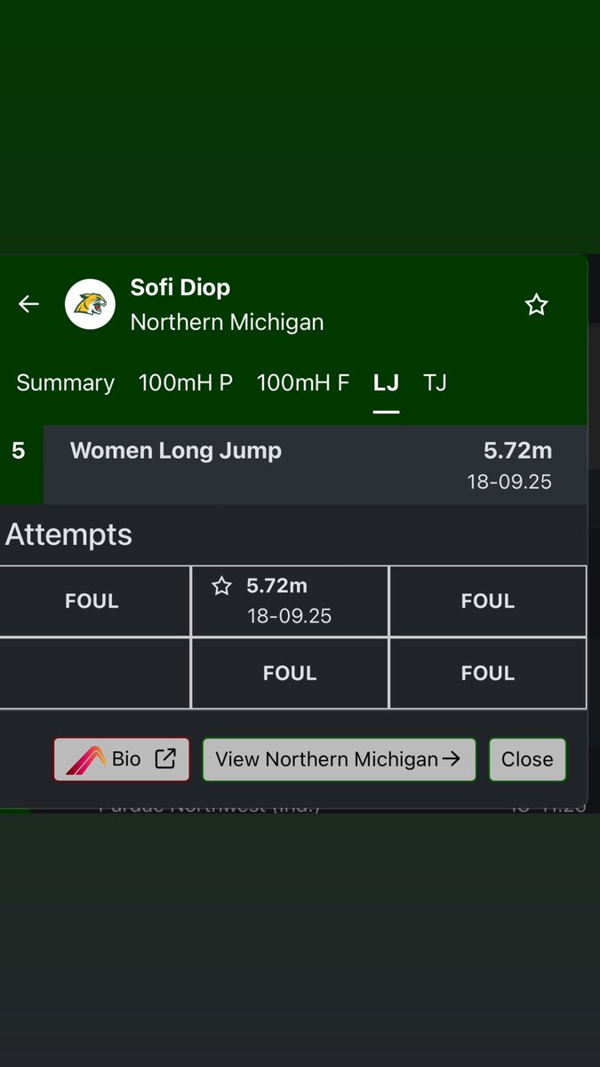 New Pr in Long jump and more to come this summer. 🤏🏾 #trackandfield #Gliacs