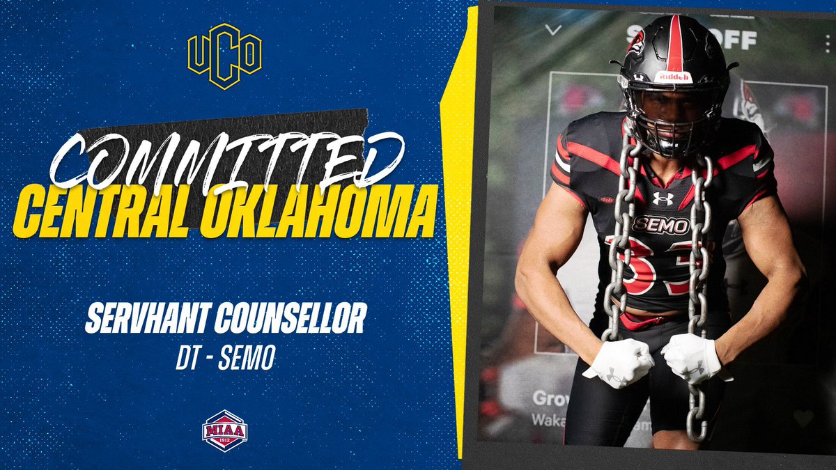 servhant counsellor (@servhantc) on Twitter photo COMMITTED 🟡🔵
Recruitment is officially closed
<a href="/ucobronchofb/">UCO Football</a> <a href="/Coach_Swanson1/">Cody Swanson</a> <a href="/AdamDorrel/">Adam Dorrel</a> <a href="/CoachSmith918/">Danny Smith</a> COMMITTED 🟡🔵
Recruitment is officially closed
<a href="/ucobronchofb/">UCO Football</a> <a href="/Coach_Swanson1/">Cody Swanson</a> <a href="/AdamDorrel/">Adam Dorrel</a> <a href="/CoachSmith918/">Danny Smith</a>