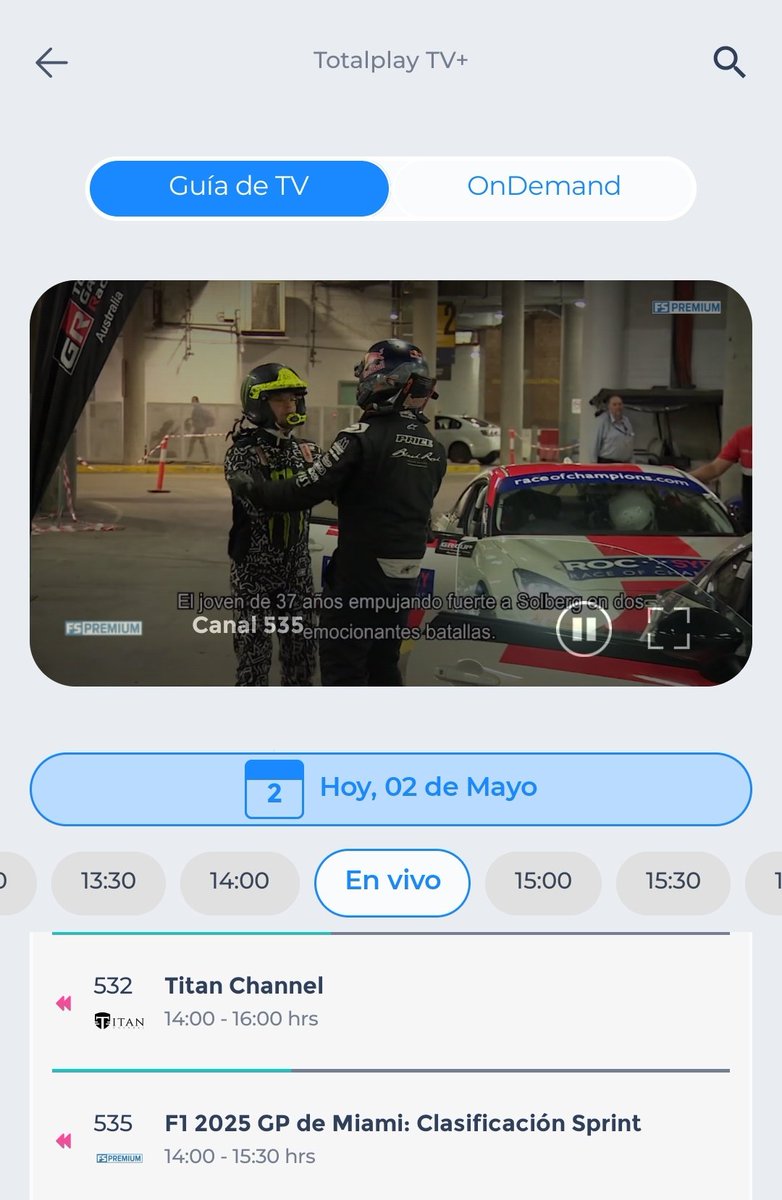 CVLalo's tweet photo. @FOXSportsMX @FOXDeportes  por qué me hacen comprar una subscripción a #Foxpremium con la promesa de ver la fórmula uno en exclusiva y no se está transmitiendo pero en programación si está corriendo el evento... Es una mentira la subscripción?? @Profeco @totalplaymx https://t.co/ccZ7ffCcEW