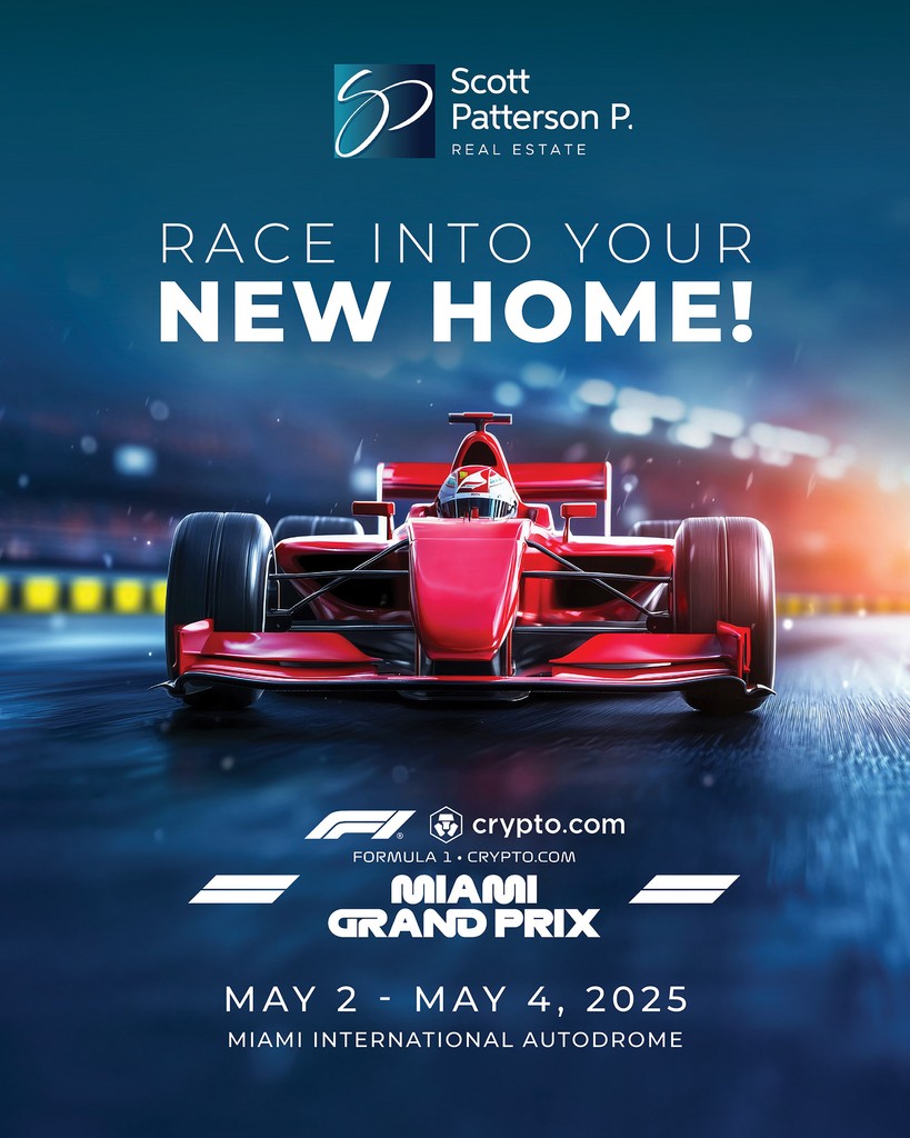🏁 Miami Grand Prix weekend is here!
Ready to race into your dream home in South Florida? Let’s make it happen.

#MiamiGP #F1Miami #RealEstate #SouthFloridaHomes #scottpattersonrealtor