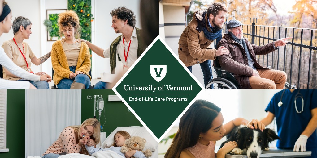 Compassion meets expertise through the University of Vermont's portfolio of End-of-Life Care programs. Designed for professionals and caregivers. Explore UVM's full portfolio here: bit.ly/4cOIx7I <a href="/uvmIntHealth/">Osher Center for Integrative Health at UVM</a>

#UVMPACE #Doula #doulasupport #deathdoula #griefsupport