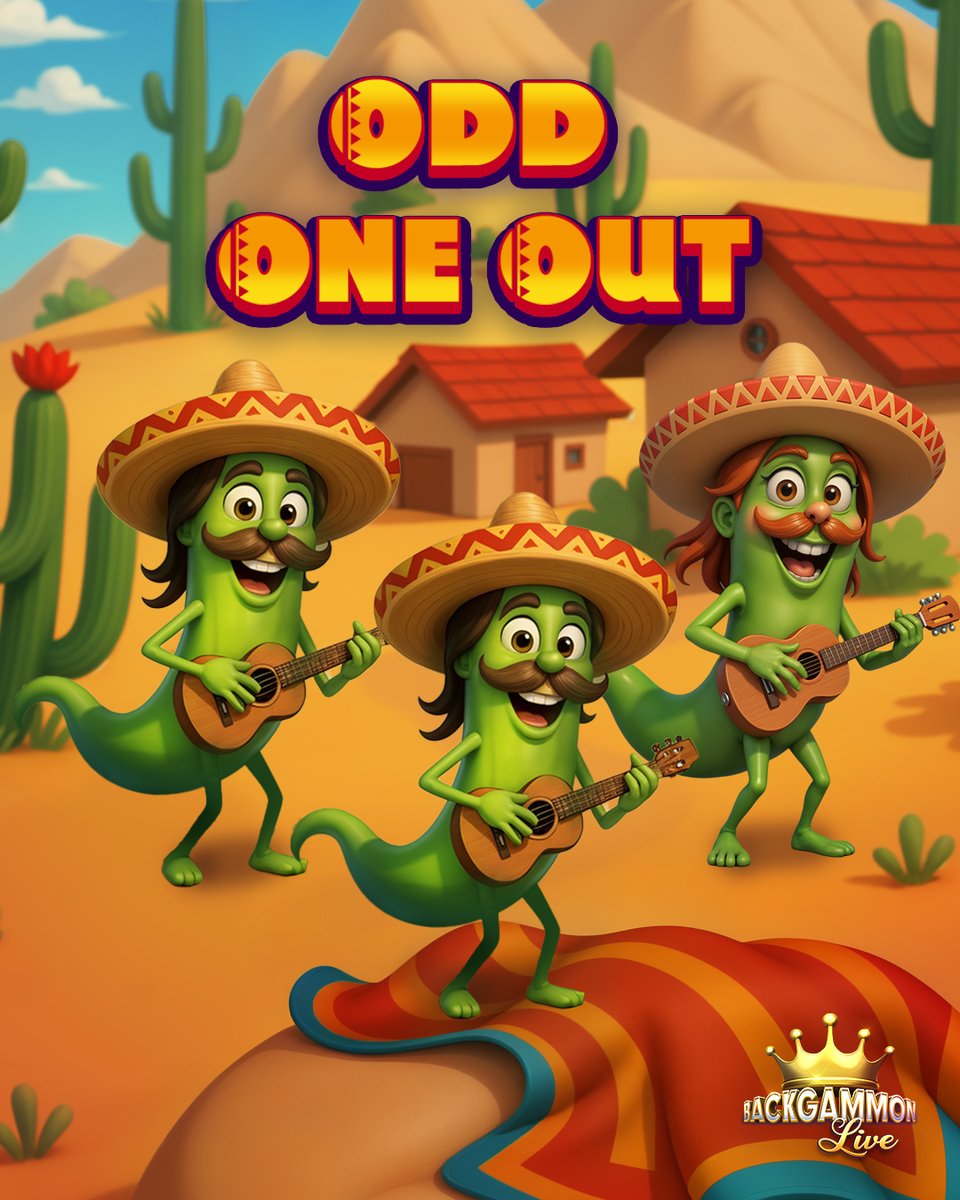 BackgammonLive's tweet photo. 🎉💃🌮🌶️ Happy Cinco de Mayo! 🌶️🌮💃🎉

It’s fiesta time! 🎊 Can you spot the odd one out? 👀 Drop your answer in the comments and claim your FREE COINS! 💰🤑
https://t.co/c0Lhs8k4o8 https://t.co/yetZ5PdBNV