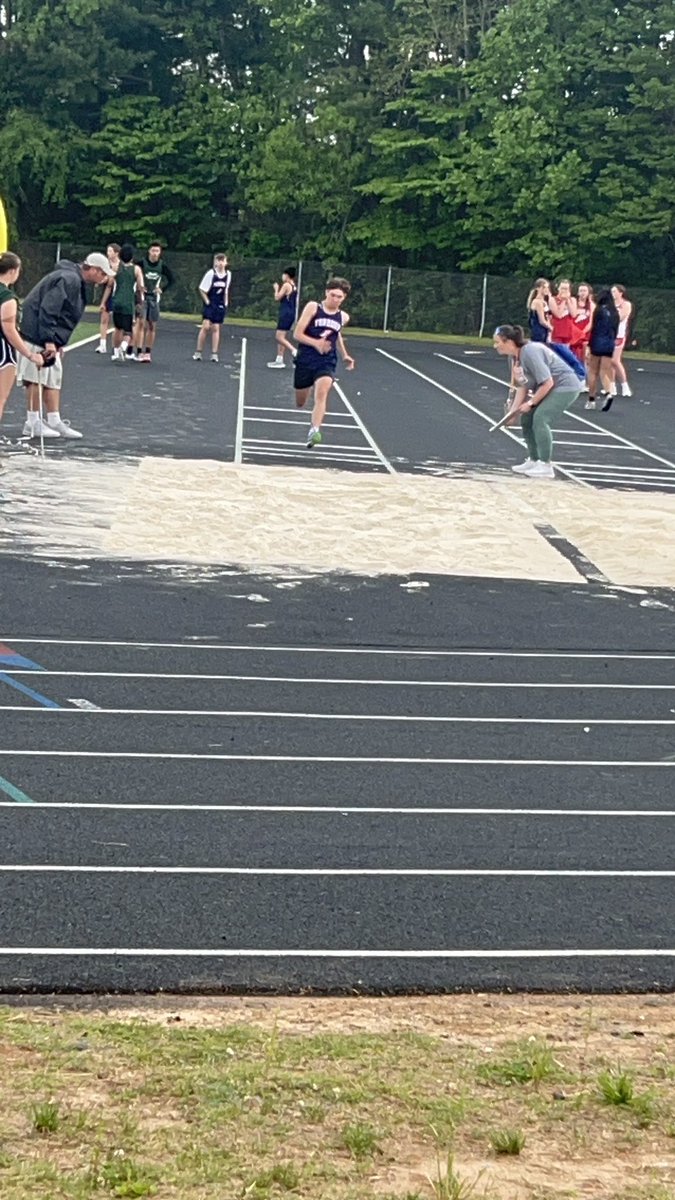 Broke our schools long jump record yesterday. Thank you Coaches for believing in me.