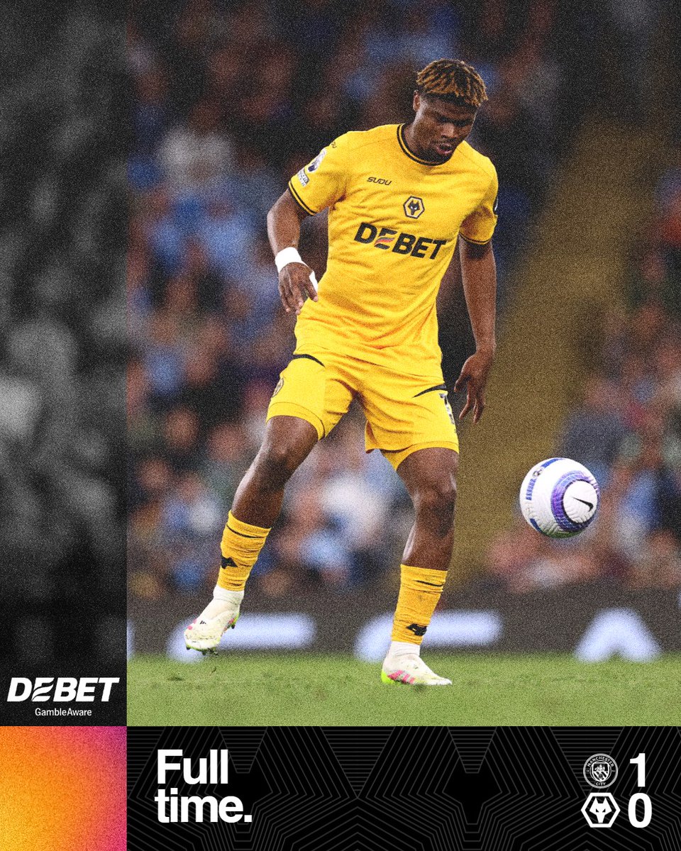 Narrow defeat at the Etihad. 

🐺⏱️