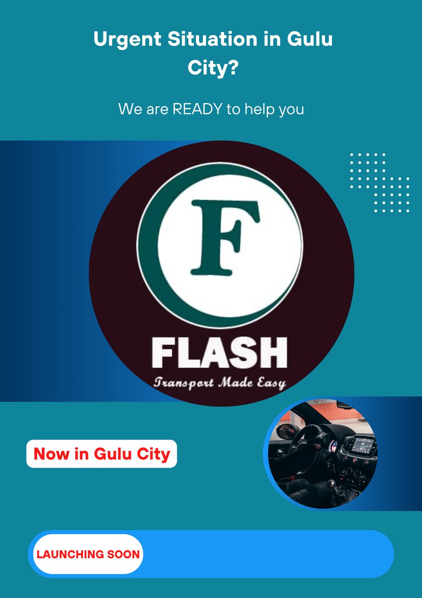 MosesRackara's tweet photo. We are Launching something special just like Uber, Flash vision is to ease transport in Gulu City https://t.co/9nlEiuh0M3