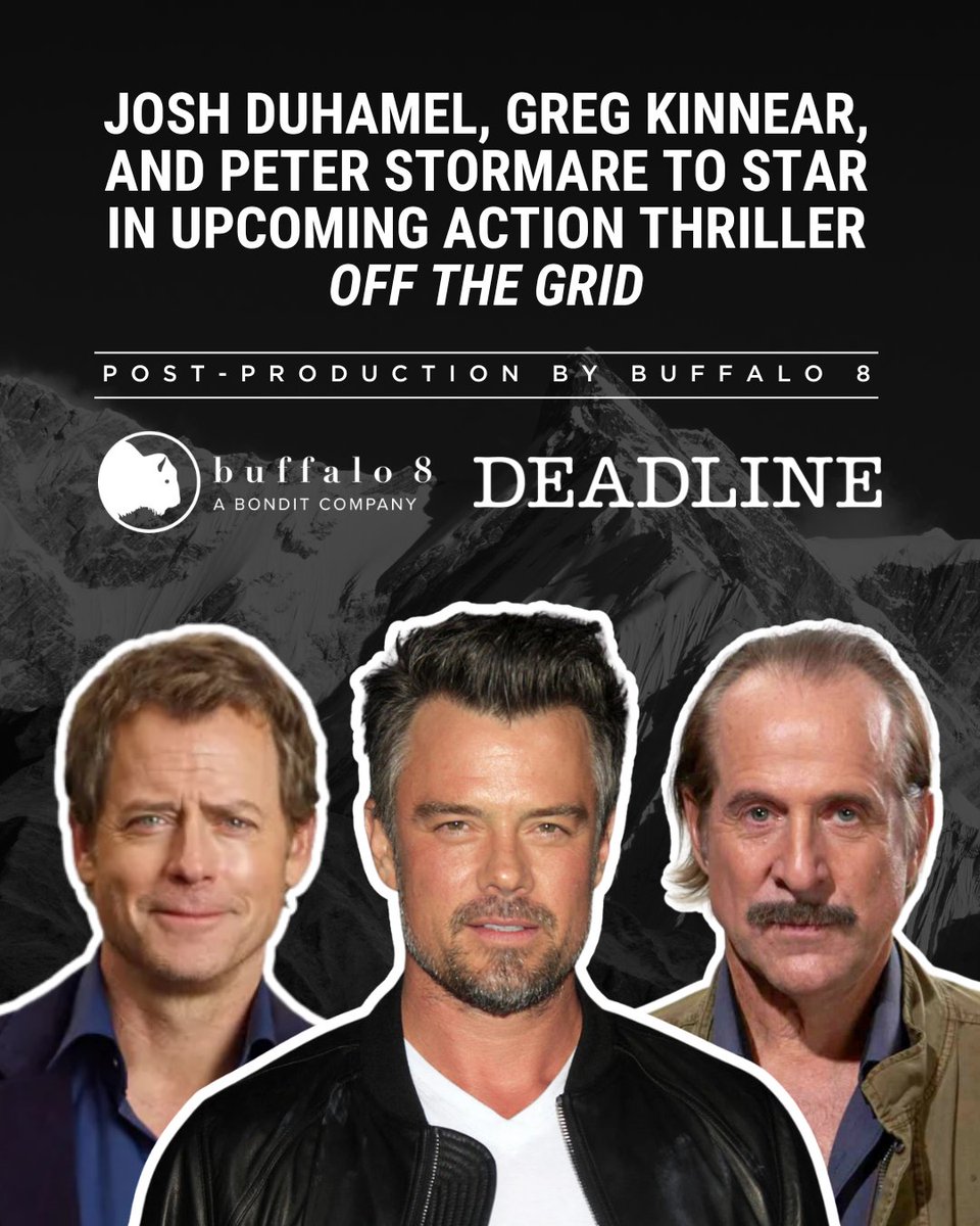 With post-production by Buffalo 8, the upcoming action thriller OFF THE GRID follows a gutsy scientist (Josh Duhamel) who steals a top-secret experiment and hides off-grid in Europe to prevent it from becoming weaponized by an evil corporate genius. 🥷🧪👊