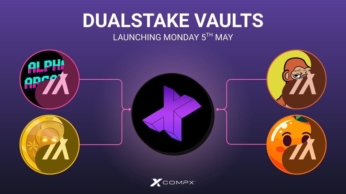 📢Big news!

🔥Monday, 5th of May - dualStake $xUSD vaults!🔥

Use your dualStake tokens - $oraALGO, $monkoALGO, $alphaALGO or $coopALGO - to mint $xUSD!

$xUSD - The peoples stablecoin. Decentralised, over-collateralised and built on #Algorand.

Use $xUSD in liquidity pools,
