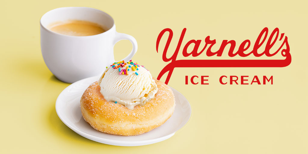Make some morning magic! Turn that humble donut into the best ice cream bowl EVER. With coffee, of course. 🍩🍨☕

#donut #icecream #dessertideas  #desserts  #yarnells