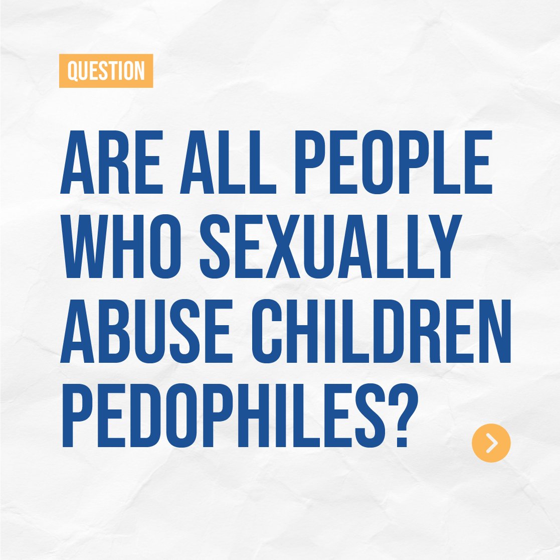 talking4change's tweet image. People who choose to sexually offend against children may do so for reasons other than sexual interest in children, and we must address all these factors if we wish to prevent child sexual abuse.
To learn more, visit talkingforchange.ca/faq/