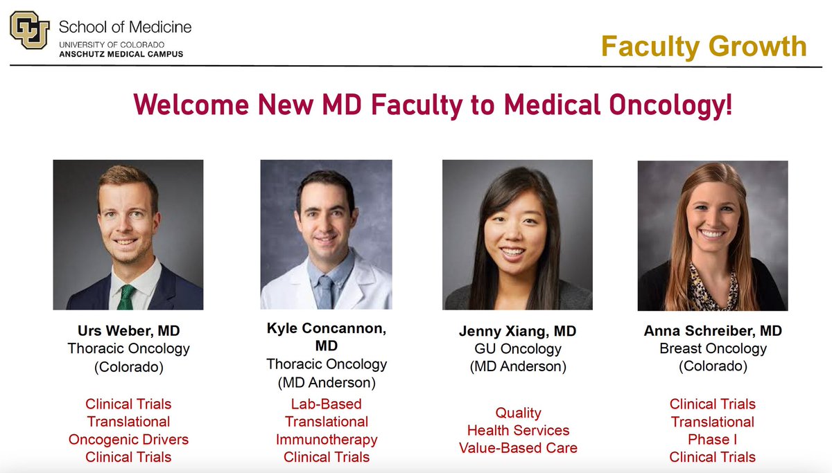 Urs Weber MD (@urswebermd) on Twitter photo I couldnāt be more excited to be starting my thoracic oncology career at <a href="/CUCancerCenter/">CU Cancer Center</a> as part of an incredible group featuring <a href="/DRCamidge/">D. Ross Camidge</a>, <a href="/TejasPatilMD/">Tejas Patil</a>, <a href="/SchenkLab/">Erin Schenk, MD, PhD</a>, <a href="/kyleconcannon4/">Kyle Concannon, MD</a>, and Paul Bunn! I couldnāt be more excited to be starting my thoracic oncology career at <a href="/CUCancerCenter/">CU Cancer Center</a> as part of an incredible group featuring <a href="/DRCamidge/">D. Ross Camidge</a>, <a href="/TejasPatilMD/">Tejas Patil</a>, <a href="/SchenkLab/">Erin Schenk, MD, PhD</a>, <a href="/kyleconcannon4/">Kyle Concannon, MD</a>, and Paul Bunn!
