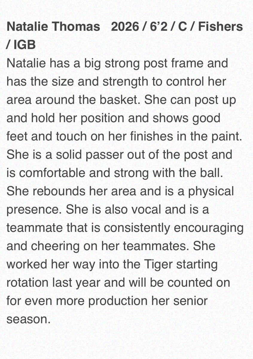 Natalie Thomas (@_natalie_thomas) on Twitter photo Thank you <a href="/coachbeckett/">IGBRR Hoops</a> at IGBRR for writing me up! Looking forward to next weekend to get back on the court! <a href="/IGB17URISEDUES/">IGB 17U Rise Dues</a> <a href="/FHSLadyTigersBB/">FHS Girls Basketball</a> <a href="/IGB_Hoops_News/">𝑰𝑮𝑩 𝑵𝒆𝒘𝒔</a> Thank you <a href="/coachbeckett/">IGBRR Hoops</a> at IGBRR for writing me up! Looking forward to next weekend to get back on the court! <a href="/IGB17URISEDUES/">IGB 17U Rise Dues</a> <a href="/FHSLadyTigersBB/">FHS Girls Basketball</a> <a href="/IGB_Hoops_News/">𝑰𝑮𝑩 𝑵𝒆𝒘𝒔</a>